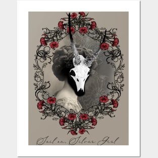 Lady Wendigo sail on silver girl Posters and Art